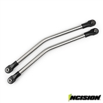 Incision Yeti 1/4 Stainless Steel Rear Upper Suspension Link Kit