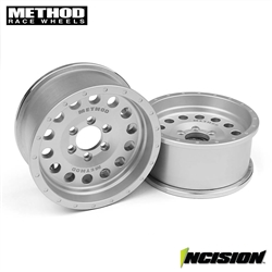 Incision Method 1.9" MR307 Clear Anodized Wheels (2)