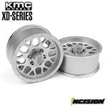 Incision KMC 1.9" XD820 Grenade Clear Anodized Wheels (2)