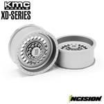 Incision KMC 1.9" XD136 Panzer Clear Anodized Wheels (2)