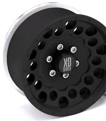 Incision Single KMC 1.9" XD129 Holeshot Black Anodized Wheel (1)