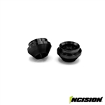 Incision Aluminum Lower Spring Cup for Incision Shocks - Black