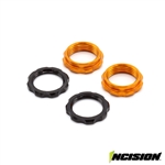 Incision S8E Machined Spring Collars (2) - Orange