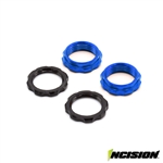 Incision S8E Machined Spring Collars (2) - Blue