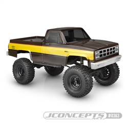 JConcepts 1982 GMC K10 Trail / Scaler Clear Body 12.3" Wheelbase