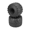 JConcepts Firestorm 2.6" x 3.6" Scale Monster Truck Tires Blue (Soft) Compound (2)