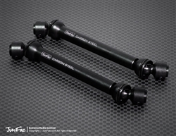 JunFac Hardened Carbon Steel Universal Shafts (2) for Axial Wraith