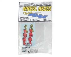 Team KNK 12mm x 6mm Aluminum Wheel Hexes (2)