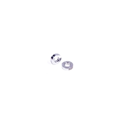 Team KNK 3mm x 2mm Aluminum Spacers (25) pc - Silver