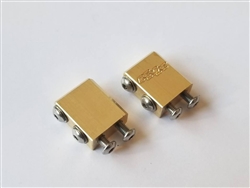 Team KNK Brass Servo Mount Blocks