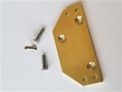 Team KNK Brass Servo Mount Plate