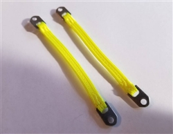 Team KNK 90mm Limit Straps (2) Neon Yellow