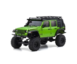 Kyosho MINI-Z 4X4 RTR with Jeep Wrangler Unlimited Rubicon Body with Accessories - Green