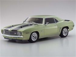 Kyosho RTR FAZER Mk2 with 1969 Chevy Camaro Z/28 Body - Frost Green