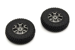Kyosho Pre-mounted Weighted Tires and Wheels for Jimny (2)