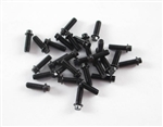 Locked Up RC 2-56 x .25 Scale Hex Bolts Black (30) (LOC-031)