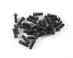 Locked Up RC M2 x 5mm Scale Hex Bolts (30) Black (LOC-037)