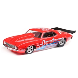 Losi 22S No Prep Brushless Drag Car RTR with '69 Camaro Body - Summit Red