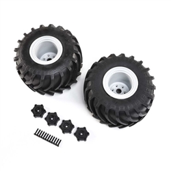 Losi Mounted Monster Truck Tires, Left and Right, LMT (2)