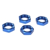 Losi 5IVE-T Wheel Nuts, Blue Anodized (4)