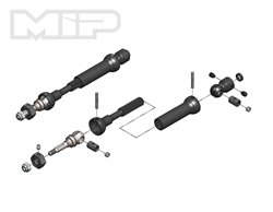 MIP X-Duty CVD Drive Kit Front Slash 4x4, Hoss 4x4, Stampede 4x4