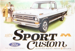 Moebius 1/25 1972 Ford Sport Custom Pickup Truck Plastic Model Kit