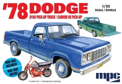 MPC 1/25 1978 Dodge D100 Custom Pickup Plastic Model Kit