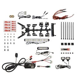 MyTrickRC Attack Off-Road 1252 Light Bar Kit, 1- DG-1 Controller, 2- Light Bars 2"& 5", 2- Hi-Power Headlights