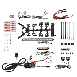 MyTrickRC Attack Off-Road 1262 Light Bar Kit, 1- DG-1 Controller, 2- Light Bars 2"& 6", 2- Hi-Power Headlights
