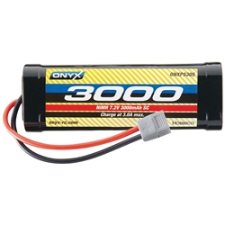 Onyx 6-Cell 7.2V 3000mAh NiMH Sub-C Stick Battery - Star Plug