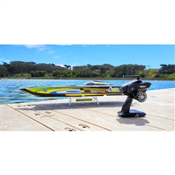 Oxidean Marine RC Boat Stand for Oxidean Marine Animal and Other Catamarans - Clear