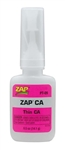 Pacer Technology Zap Pink CA Glue 1/2 oz (Thin)