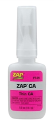 Pacer Technology Zap Pink CA Glue 1/2 oz (Thin)