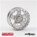 Pit Bull RC 1.55" Raceline "Combat" Aluminum Wheels - Silver (4)