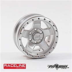 Pit Bull RC 1.9" Raceline "Combat" Aluminum Wheels - Silver (4)