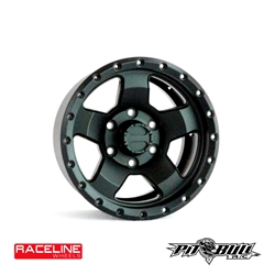 Pit Bull RC 1.9" Raceline "Combat" Aluminum Wheels - Black (4)