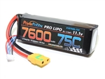 Powerhobby 3S 11.1V 7600mAh 75C LiPo Battery with XT90 Plug