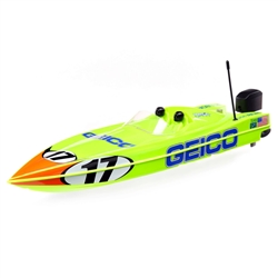 Pro Boat Miss GEICO Power Boat Racer RTR 17" Deep-V with SMART Charger and Battery