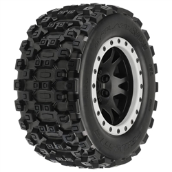 Pro-Line 1/5 Badlands MX43 Pro-Loc F/R X-MAXX MTD 24mm Blk/Gry Impulse (2)