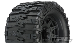 Pro-Line Trencher HP 3.8" All Terrain Belted Tires Mounted on Raid 8x32 Wheels (2)