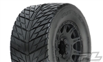 Pro-Line Street Fighter HP 3.8" Street BELTED Tires Mounted on Raid 8x32 Wheels (2)