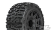 Pro-Line Trencher LP 3.8" All Terrain Tires Mounted on Raid 8x32 Wheels (2)