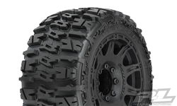 Pro-Line Trencher LP 3.8" All Terrain Tires Mounted on Raid 8x32 Wheels (2)