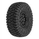 Pro-Line Toyo Open Country 1.0" Tires Mounted on Black Impulse Beadlock Wheels (4)