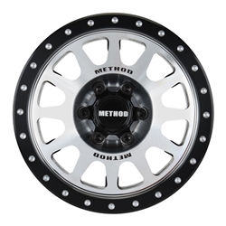 Pro-Line Method 305 NV Aluminum 2.9" Wheel Faces for SCX6 - Silver (2)