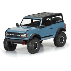 Pro-Line 2021 2-Door Ford Bronco Clear Body for 11.4" (290mm) Wheelbase