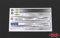 RC4WD Chevrolet Blazer Decal Sheet Set for Chevy Blazer Body