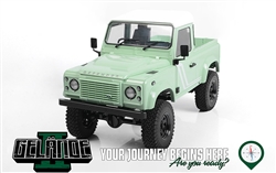 RC4WD Gelande II RTR with 2015 Land Rover Defender D90 Pick-Up Hard Body (Heritage Edition)