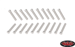 RC4WD Scale Hex Head Bolts (M2x10mm) (Silver) (20)