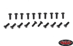 RC4WD Scale Hex Head Bolts (M2.5x6mm) (Black) (20)